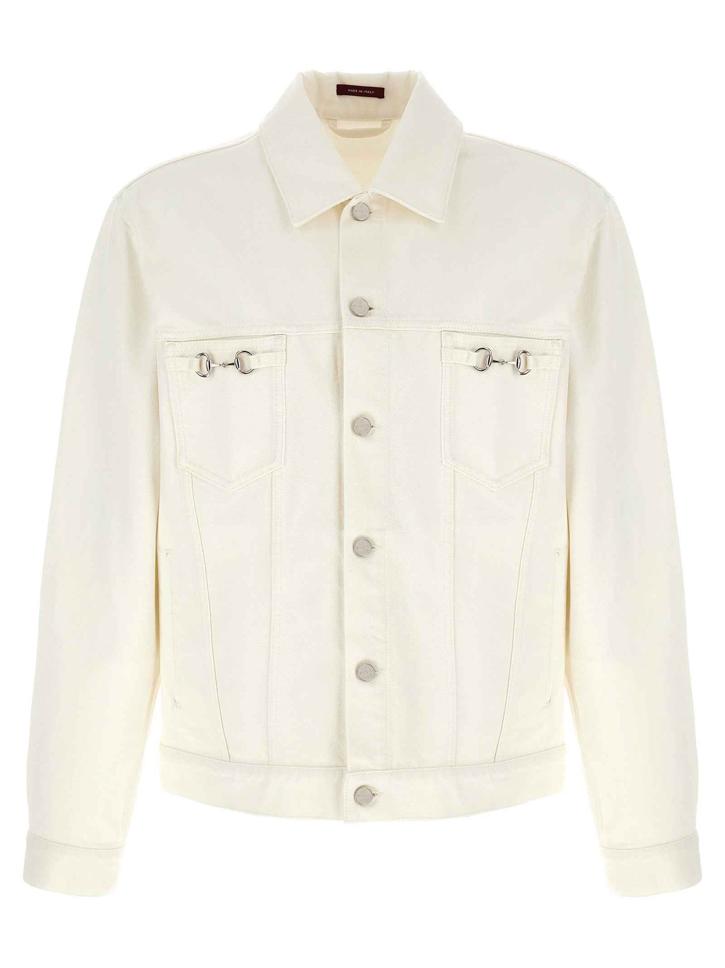 White Cotton Denim Jacket