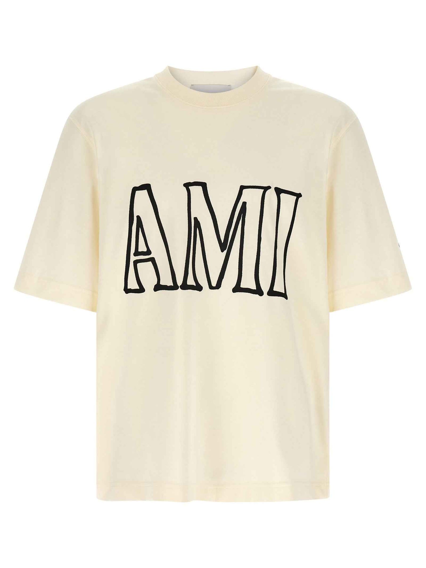 Beige Cotton T-Shirt
