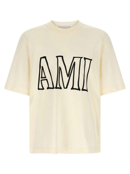 Beige Cotton T-Shirt