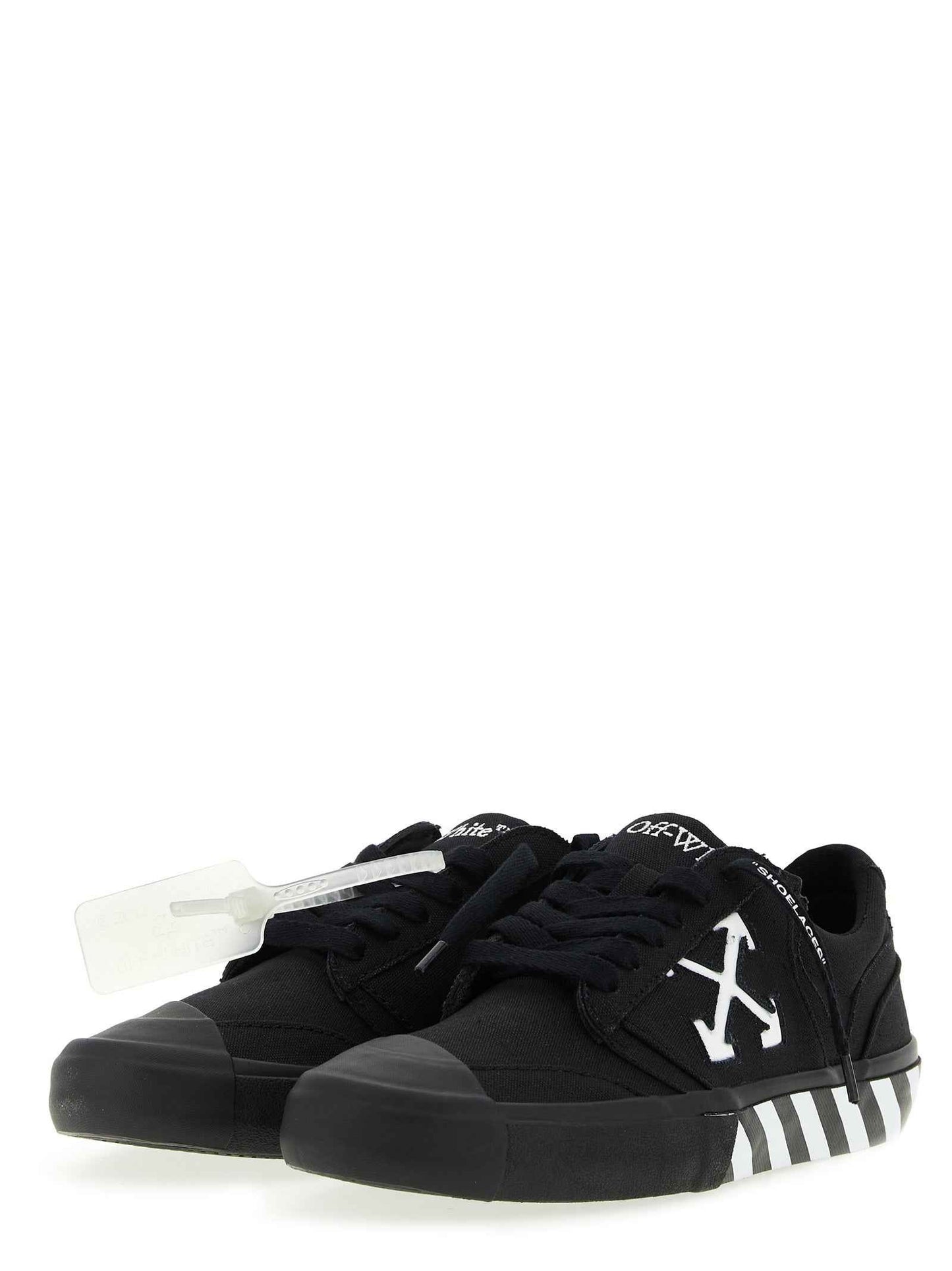 Bicolor Cotton Low Top Sneakers