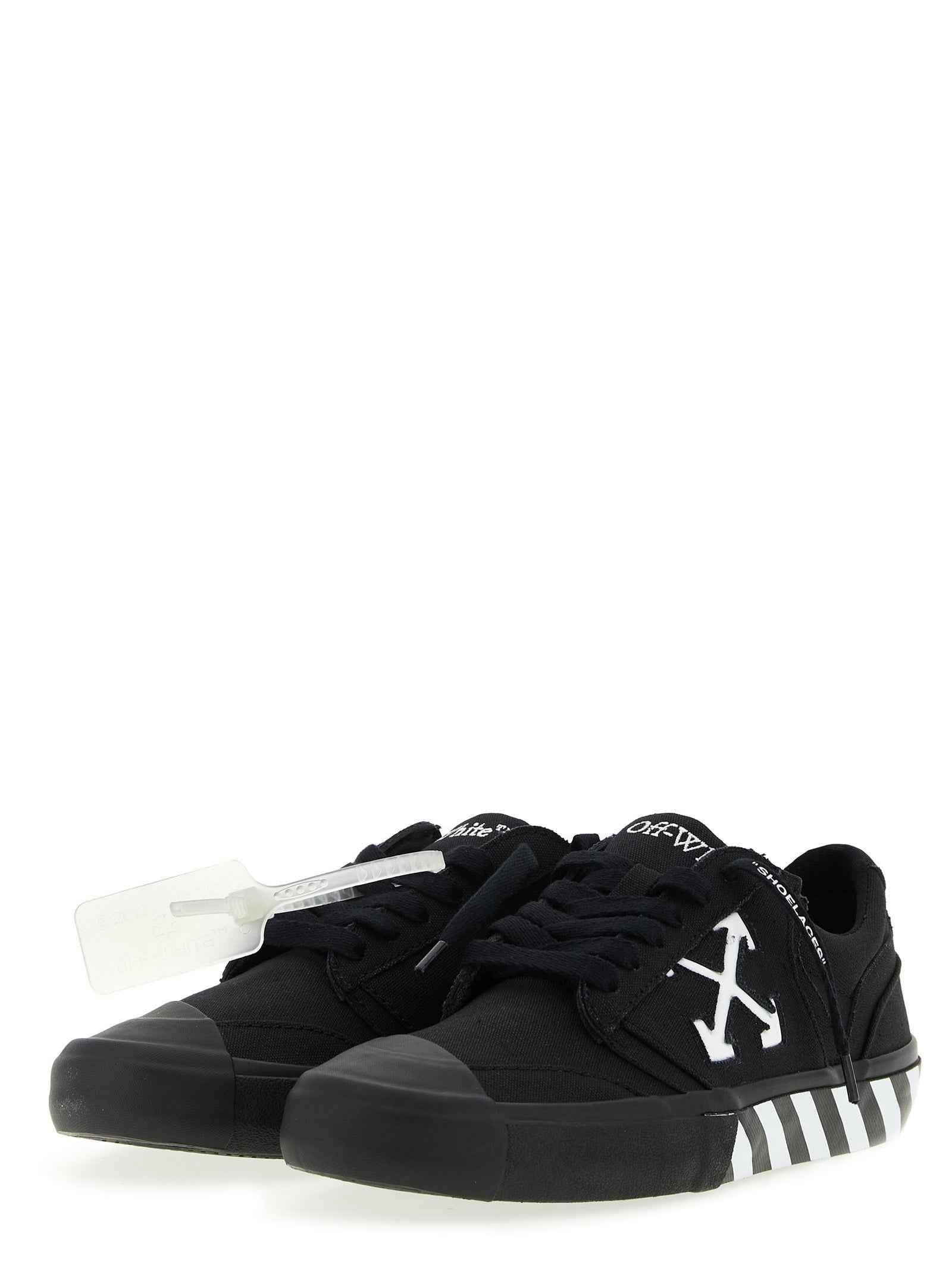 Bicolor Cotton Low Top Sneakers