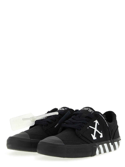 Bicolor Cotton Low Top Sneakers