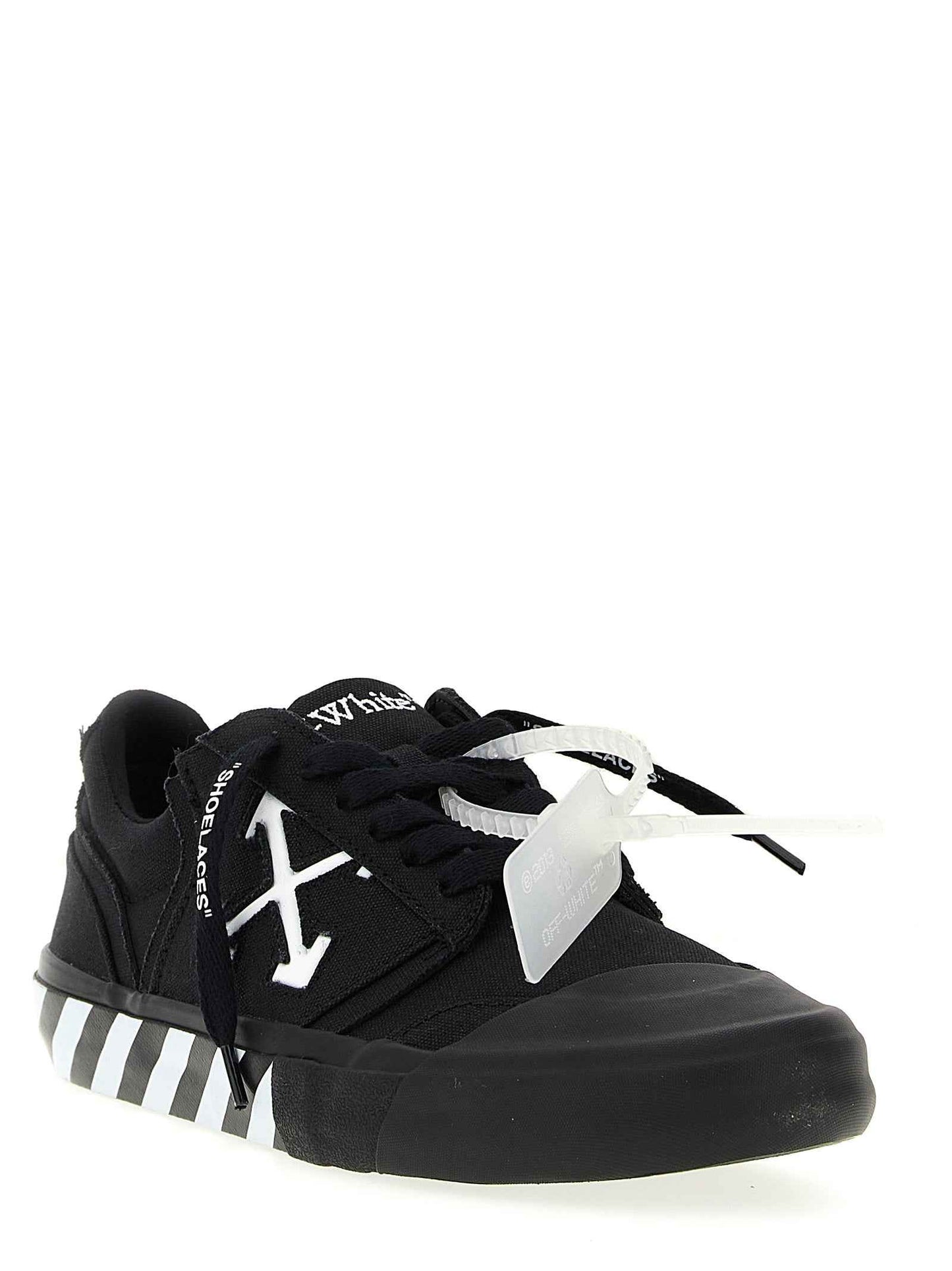 Bicolor Cotton Low Top Sneakers