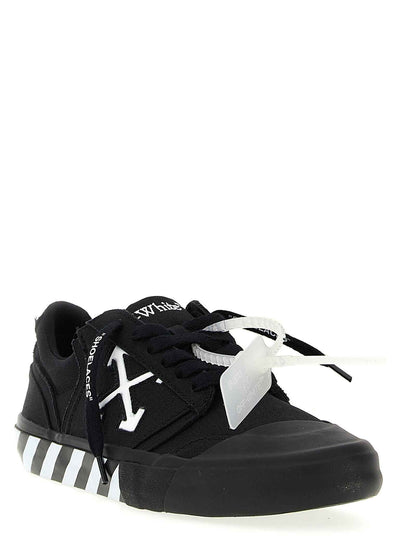 Bicolor Cotton Low Top Sneakers
