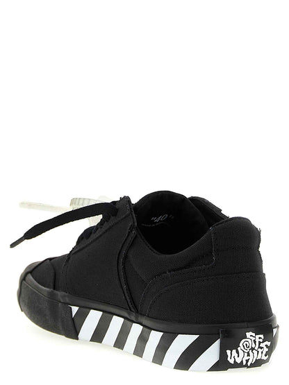 Bicolor Cotton Low Top Sneakers
