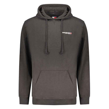 Black Cotton Men's Sweatshirt