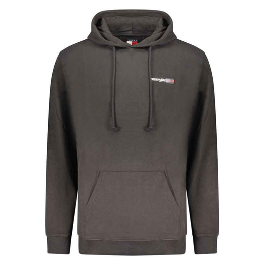Black Cotton Men's Sweatshirt