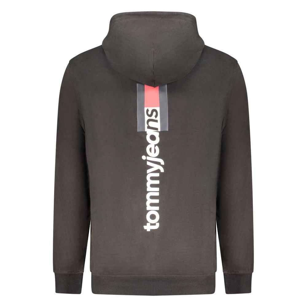 Black Cotton Men's Sweatshirt