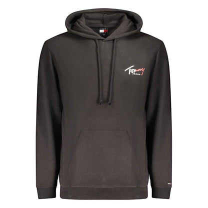 Black Cotton Men's Sweatshirt