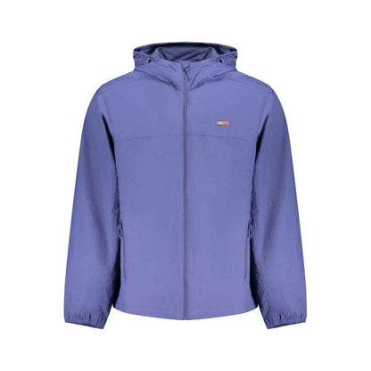 Blue Polyamide Men's Jacket