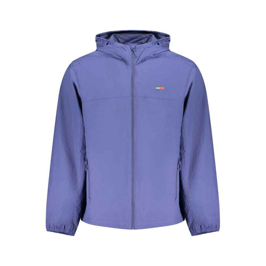 Blue Polyamide Men's Jacket