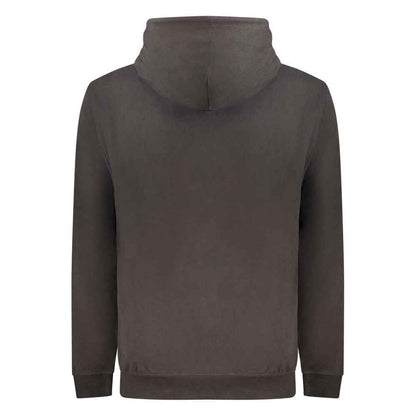 Black Cotton Men's Sweatshirt