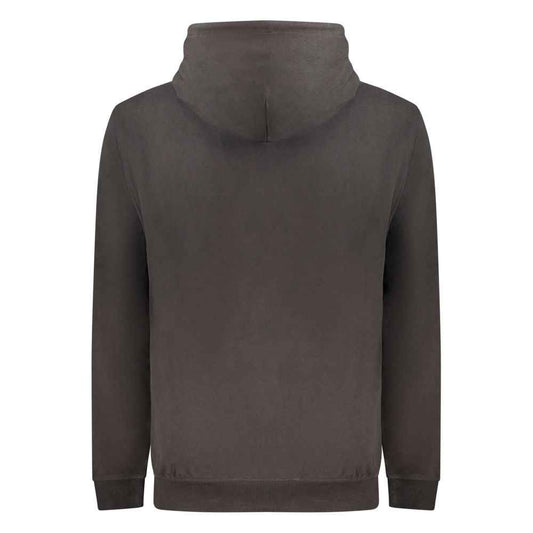 Black Cotton Men's Sweatshirt