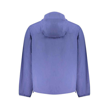 Blue Polyamide Men's Jacket