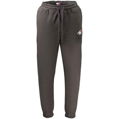 Black Cotton Mens Trousers