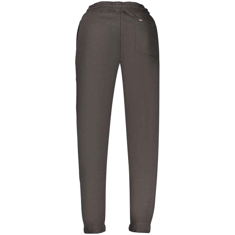 Black Cotton Mens Trousers