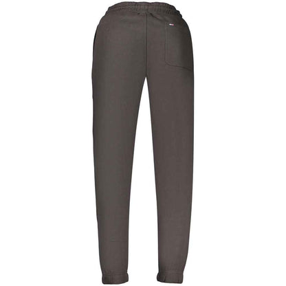 Black Cotton Mens Trousers