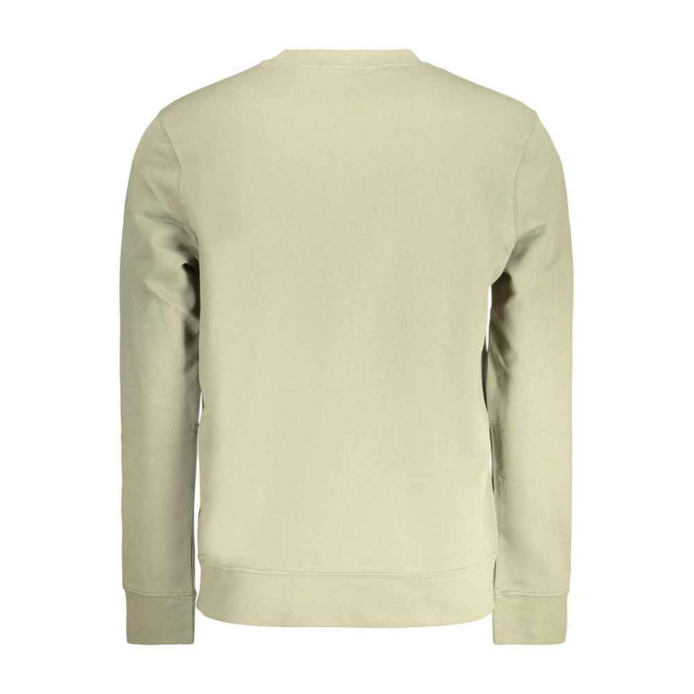 Green Cotton Mens Sweatshirt