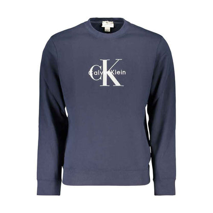 Blue Cotton Men's Sweatshirt
