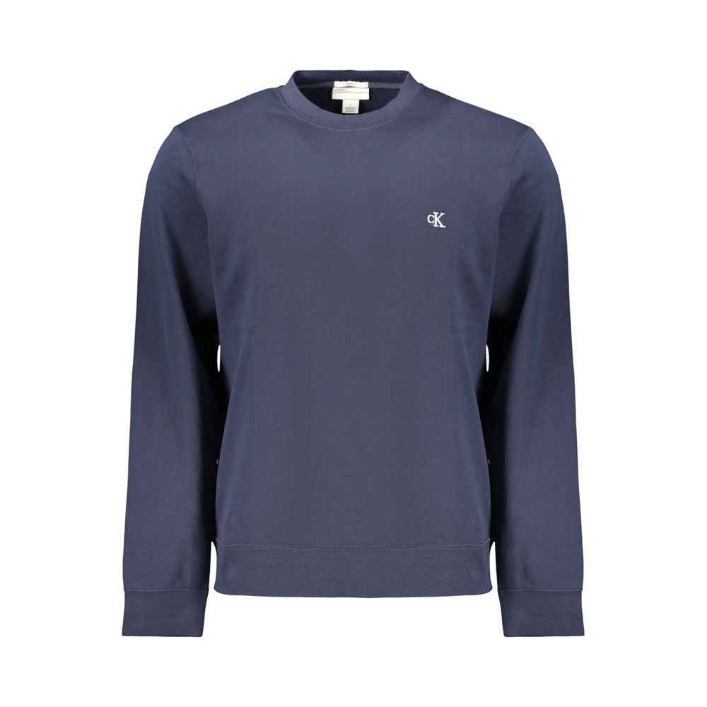 Blue Cotton Men's Sweatshirt