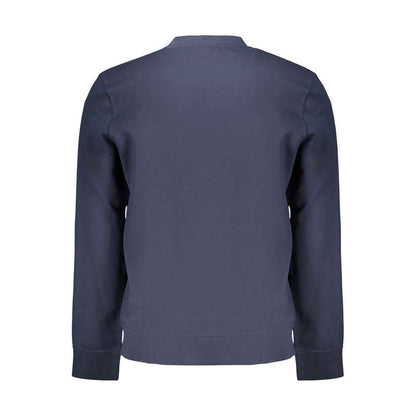 Blue Cotton Men's Sweatshirt