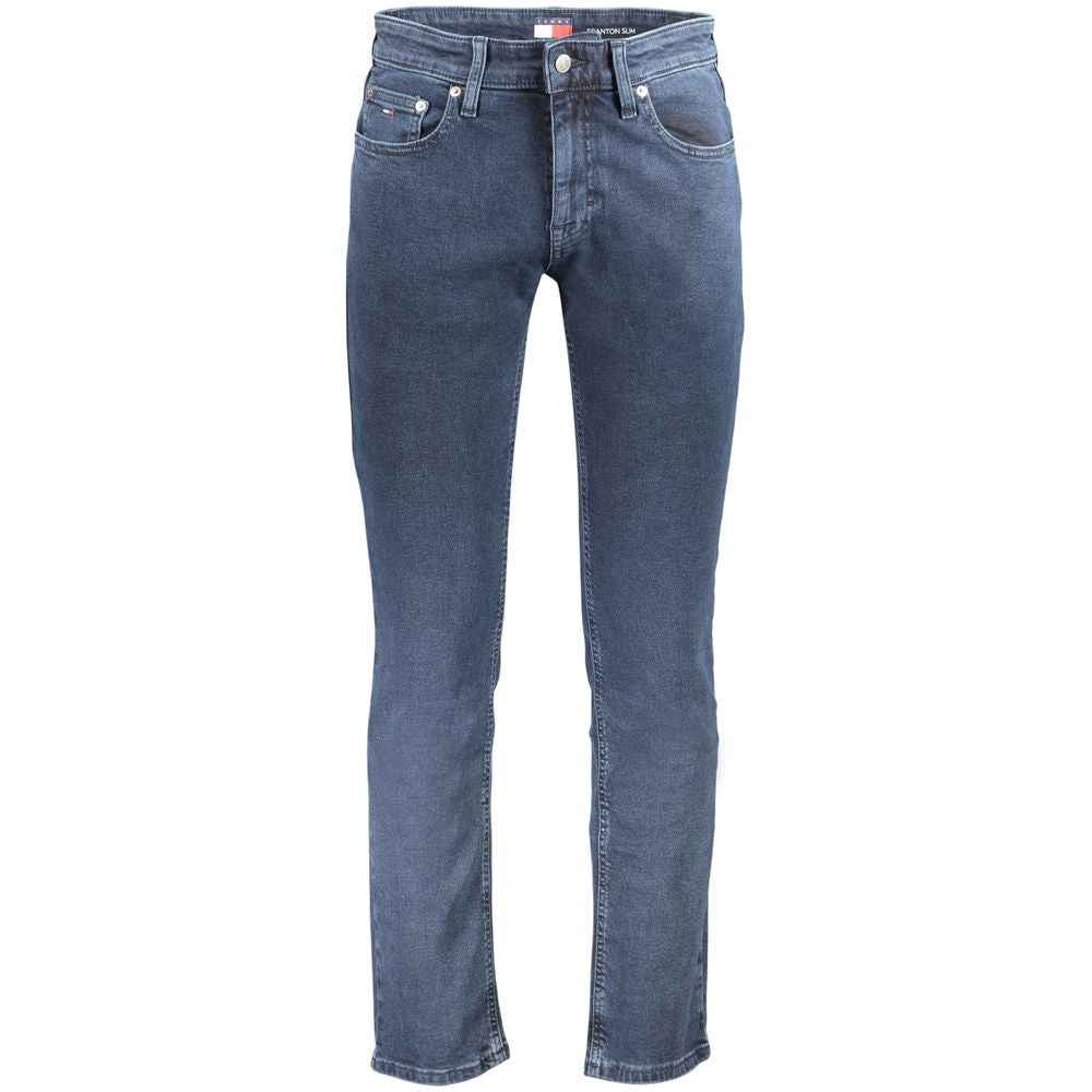 Blue Cotton Men's Jeans