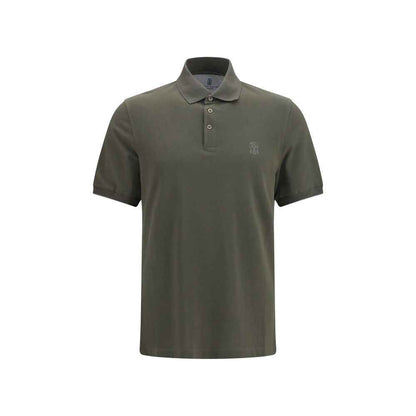 Bicolor Cotton Polo Shirt