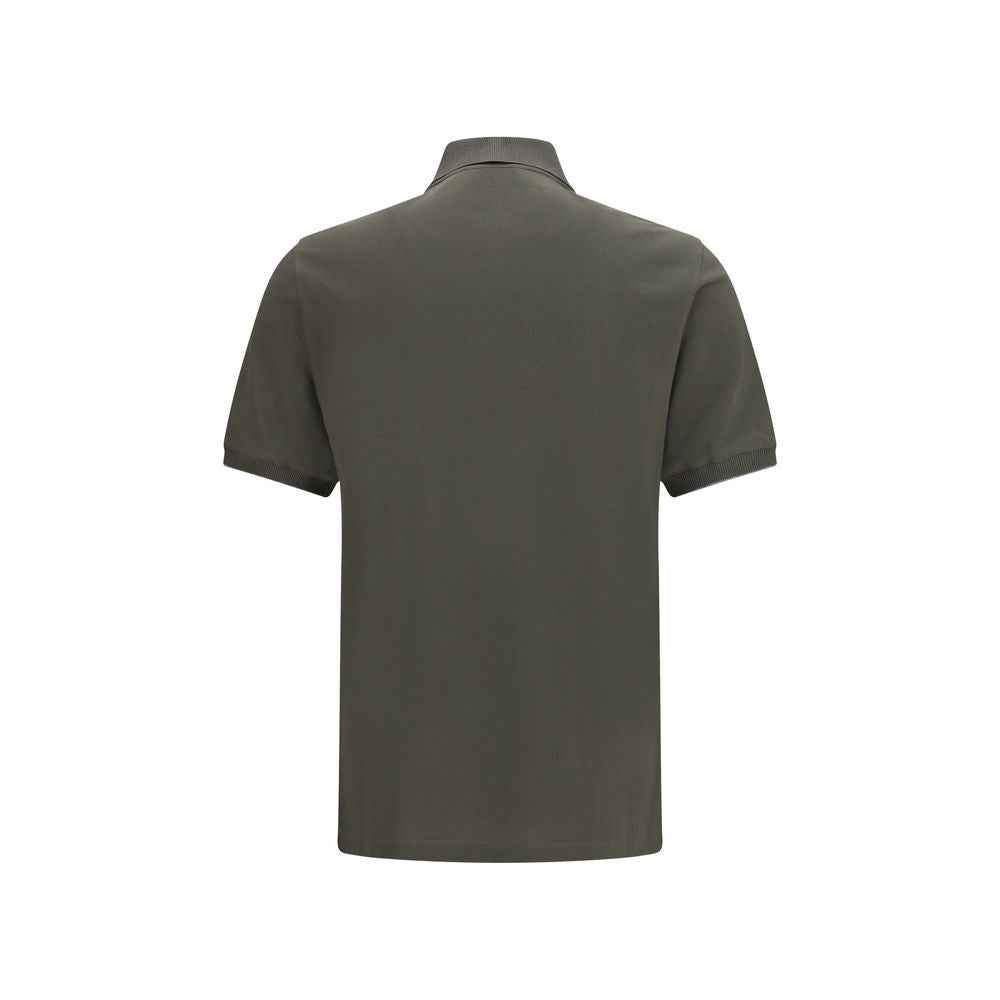 Bicolor Cotton Polo Shirt