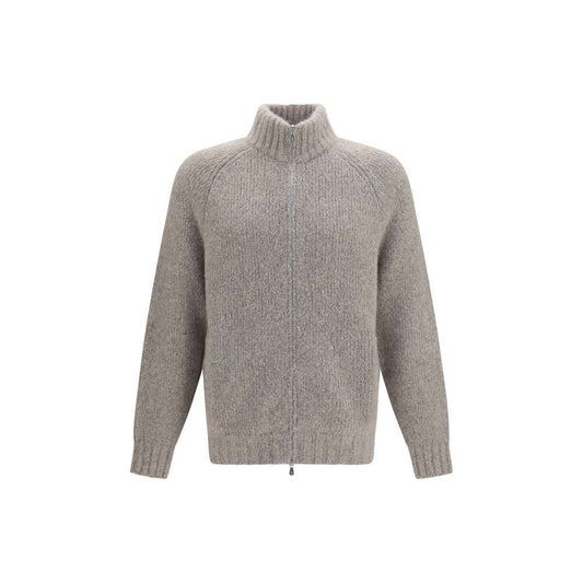 Gray Cashmere Cardigan