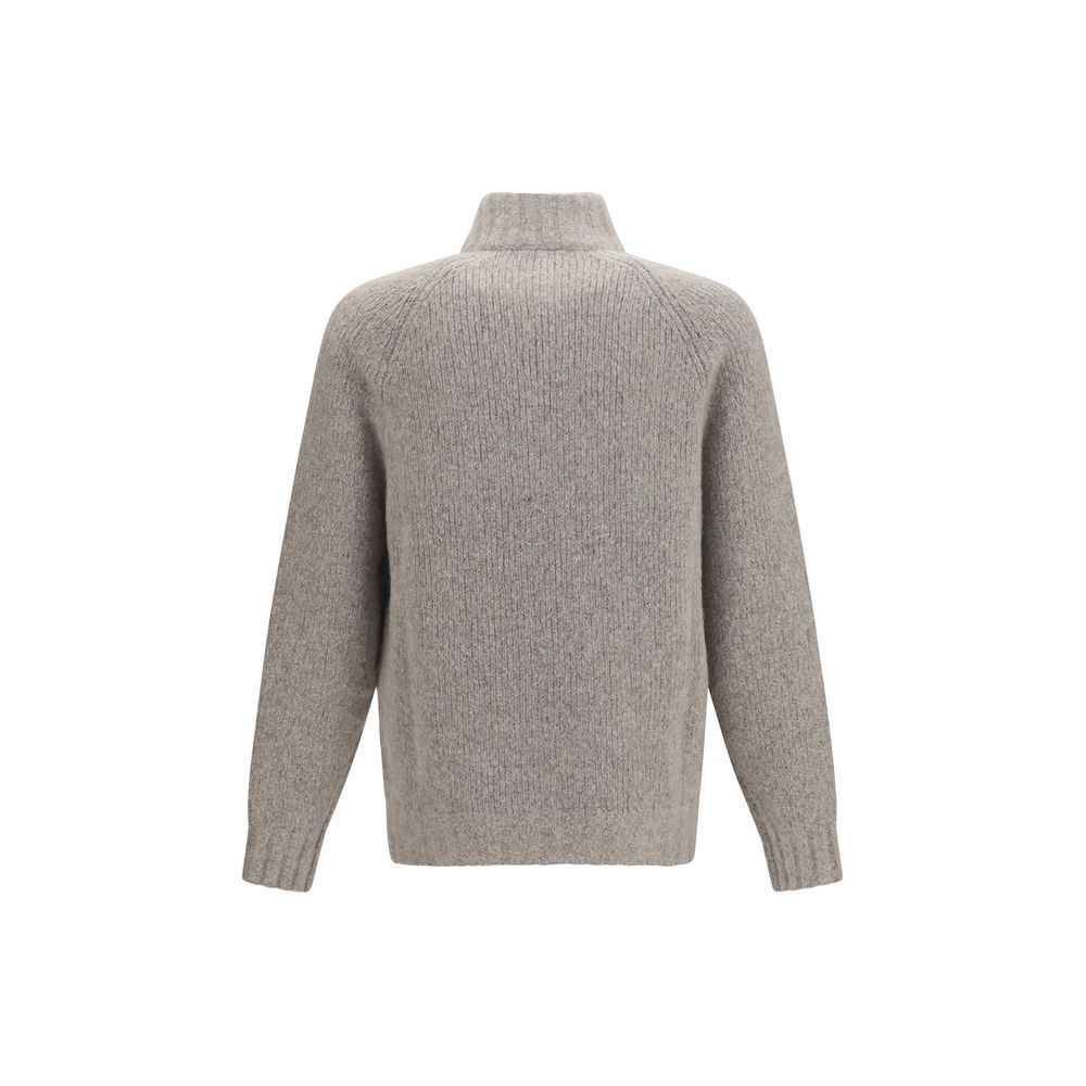 Gray Cashmere Cardigan