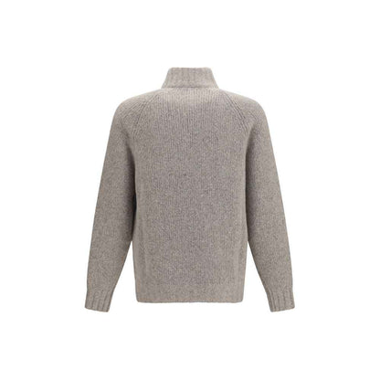 Gray Cashmere Cardigan