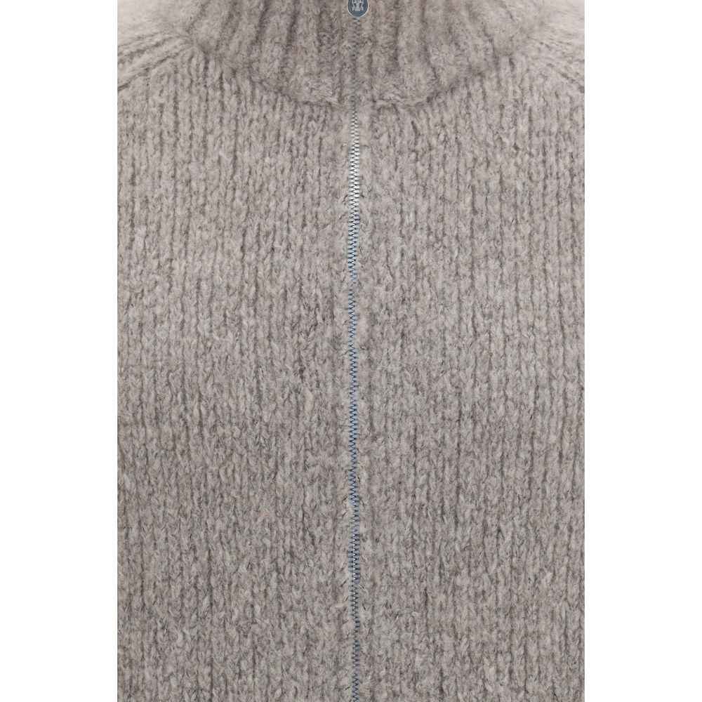 Gray Cashmere Cardigan