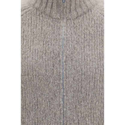 Gray Cashmere Cardigan