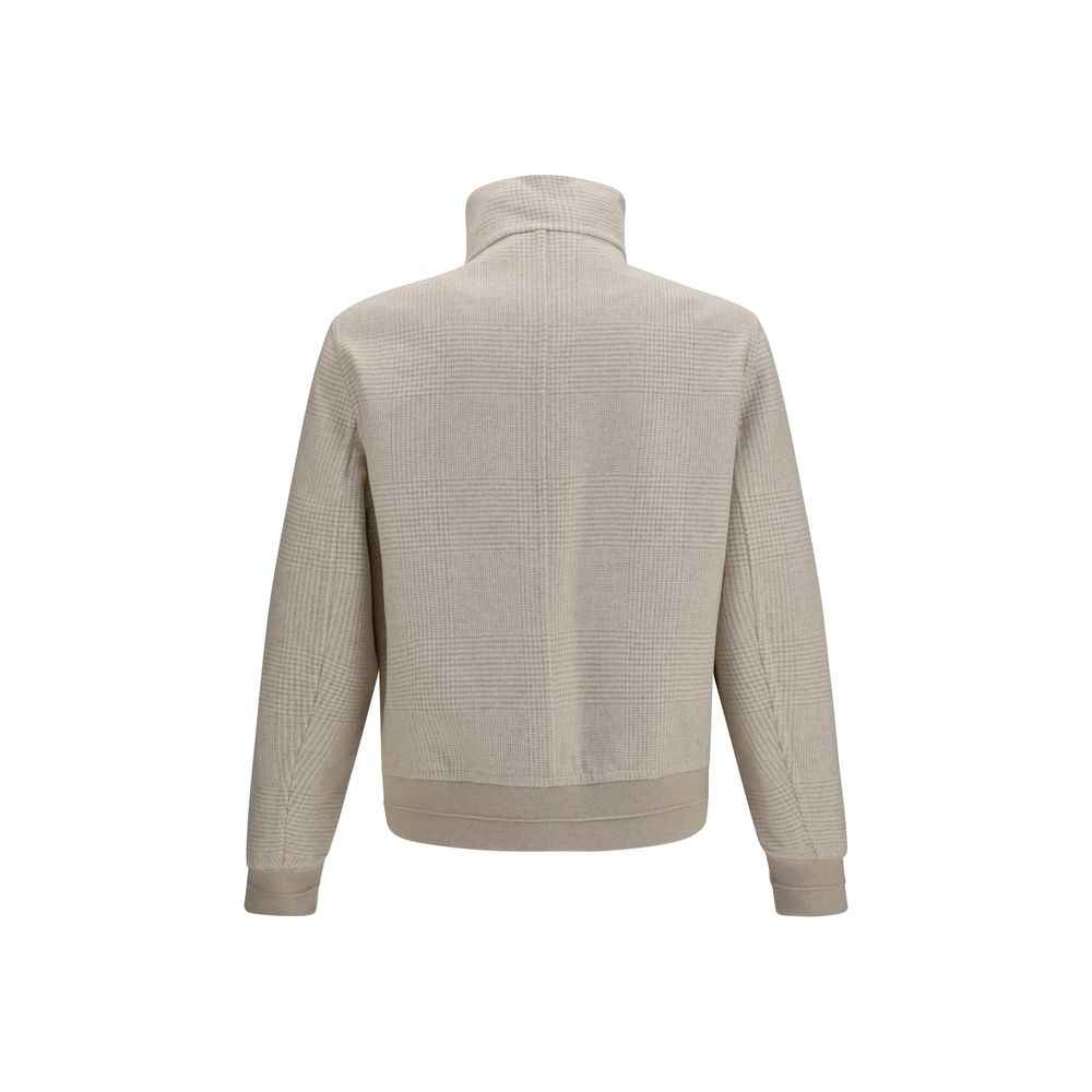 Beige Cashmere Full-Length Jacket