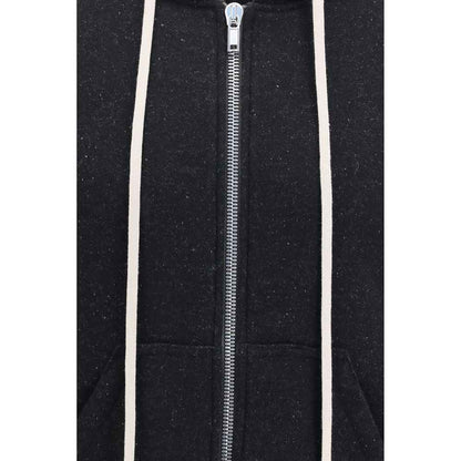 Black Cotton Sweatshirt