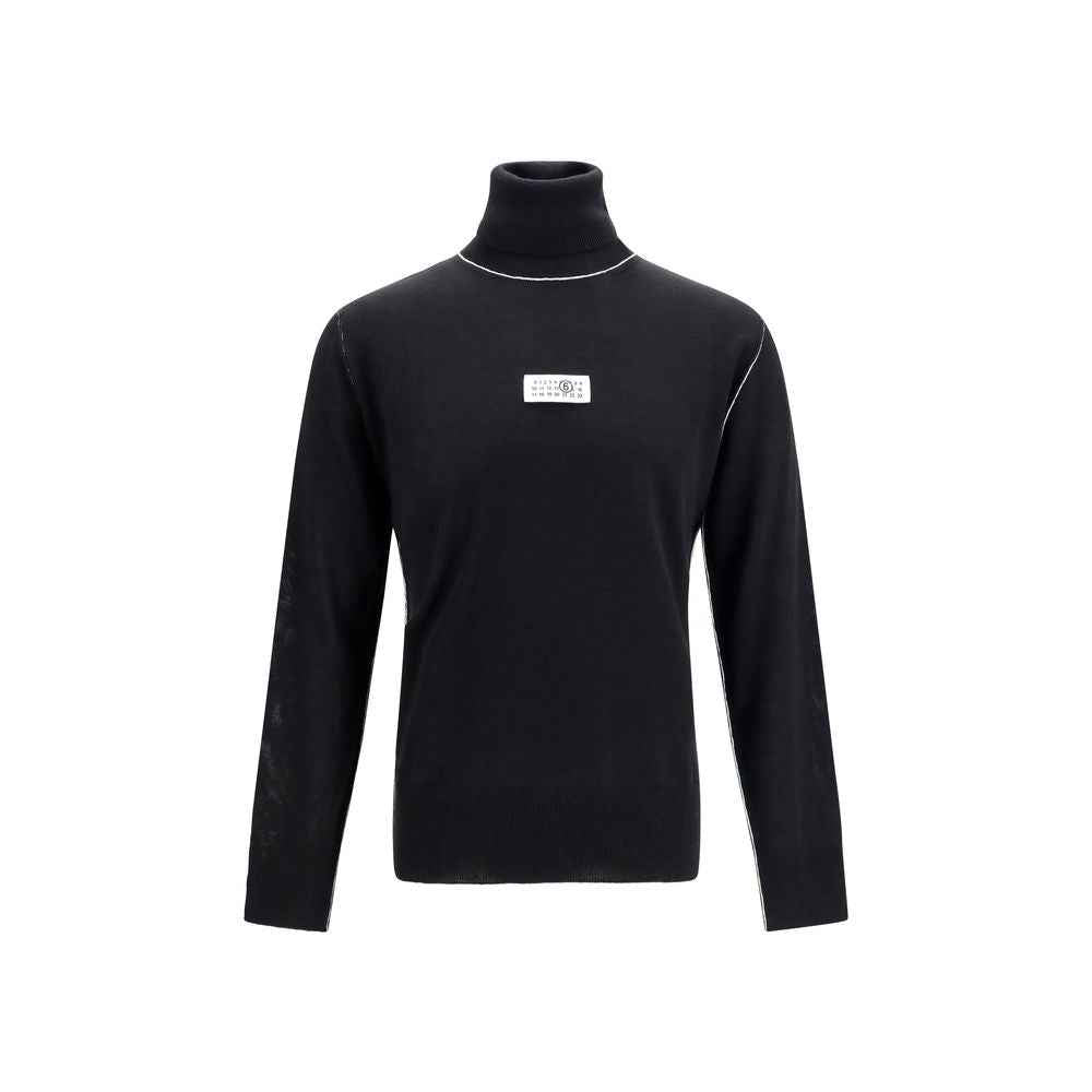 Black Wool Oves Aries Turtleneck