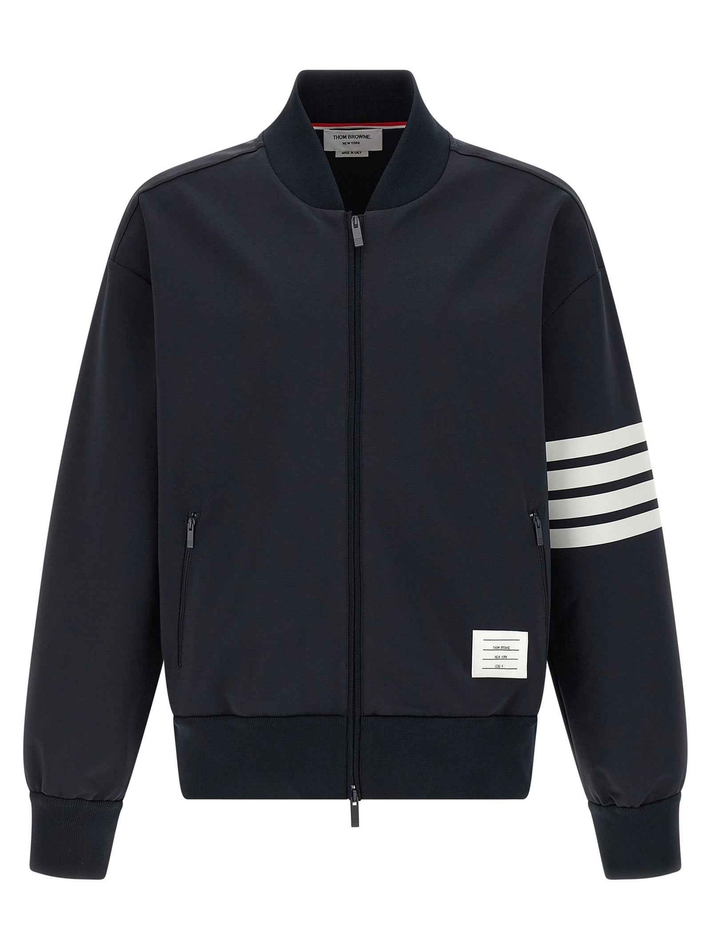 Blue Viscose Bomber