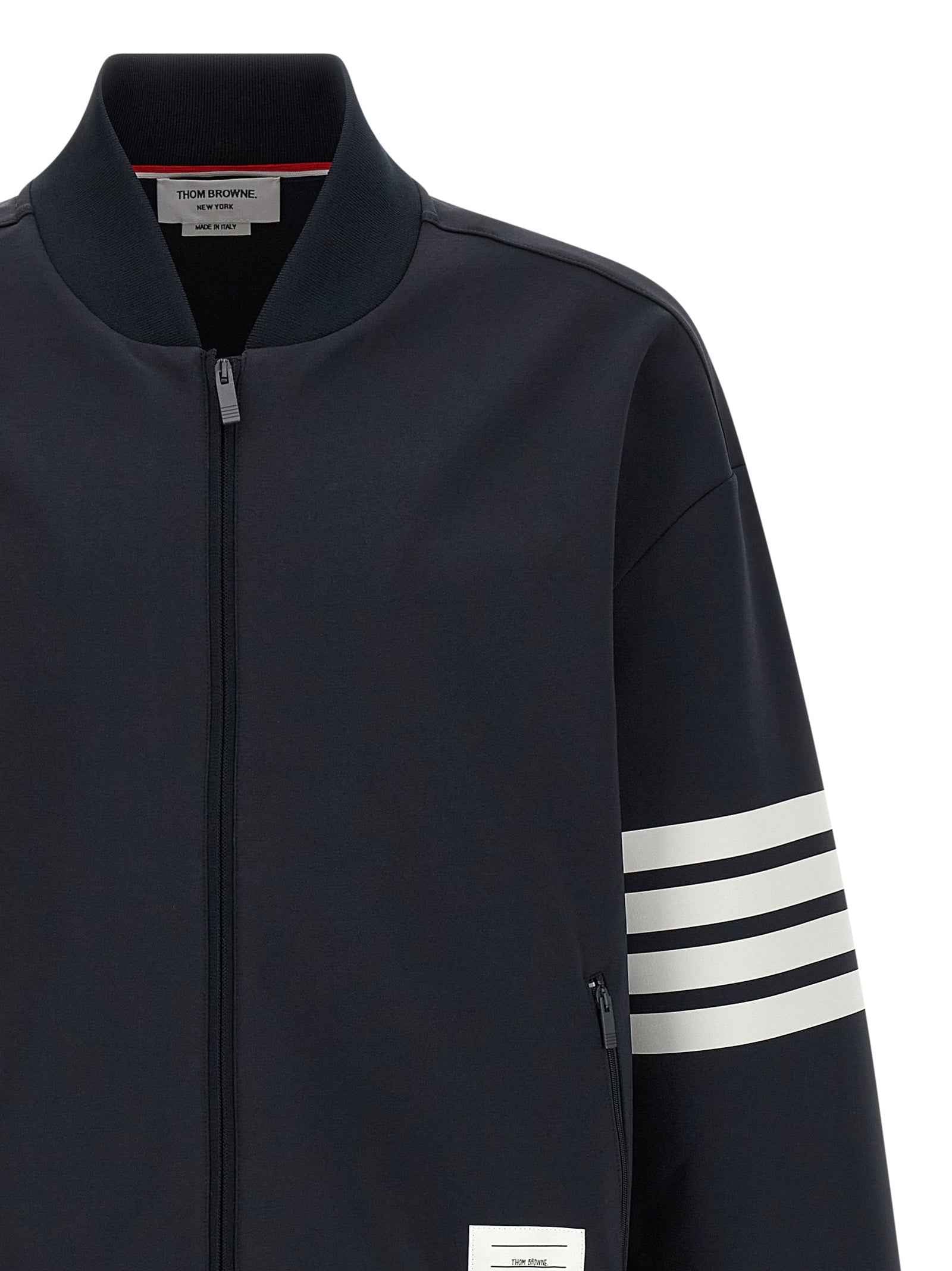 Blue Viscose Bomber