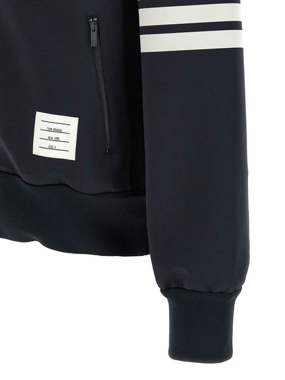 Blue Viscose Bomber