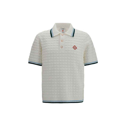 White Cotton Polo Shirt
