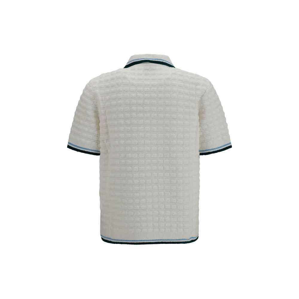 White Cotton Polo Shirt