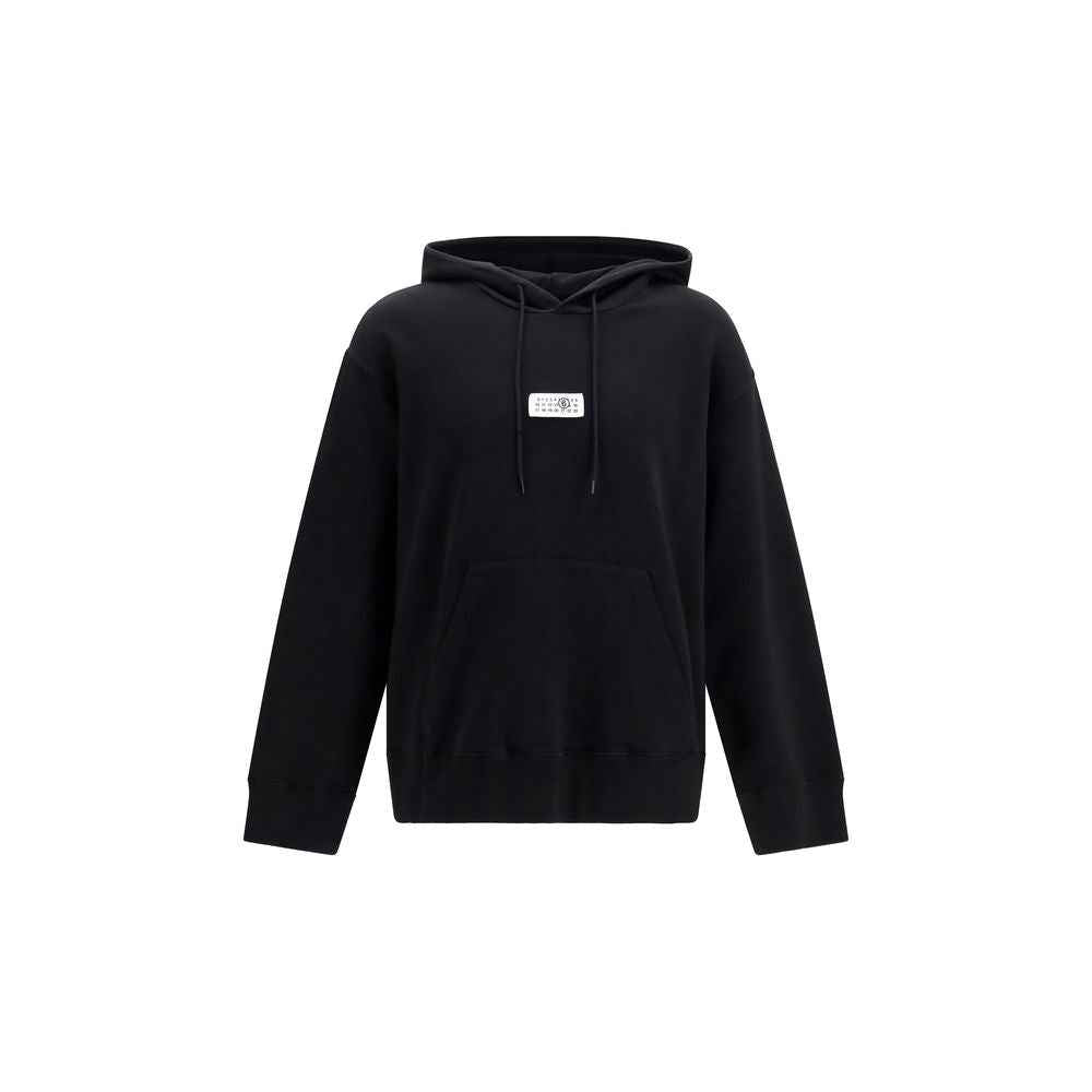 Black Cotton Sweatshirt
