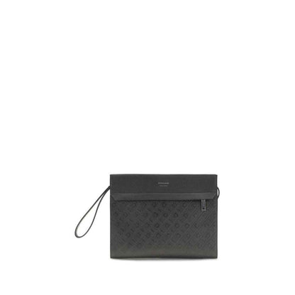 Black Calf Leather Bos Taurus Shoulder Bag