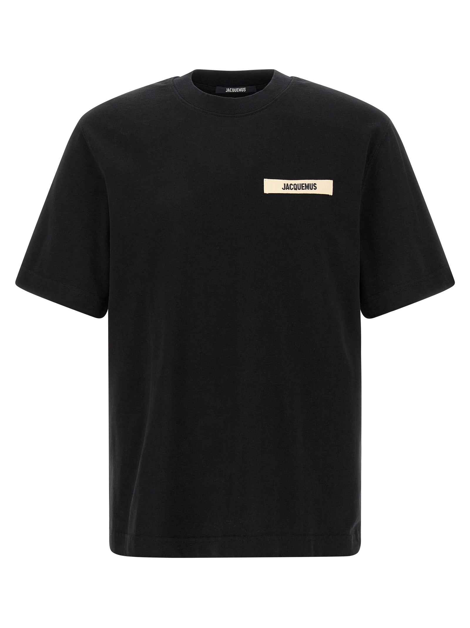 Black Cotton T-Shirt