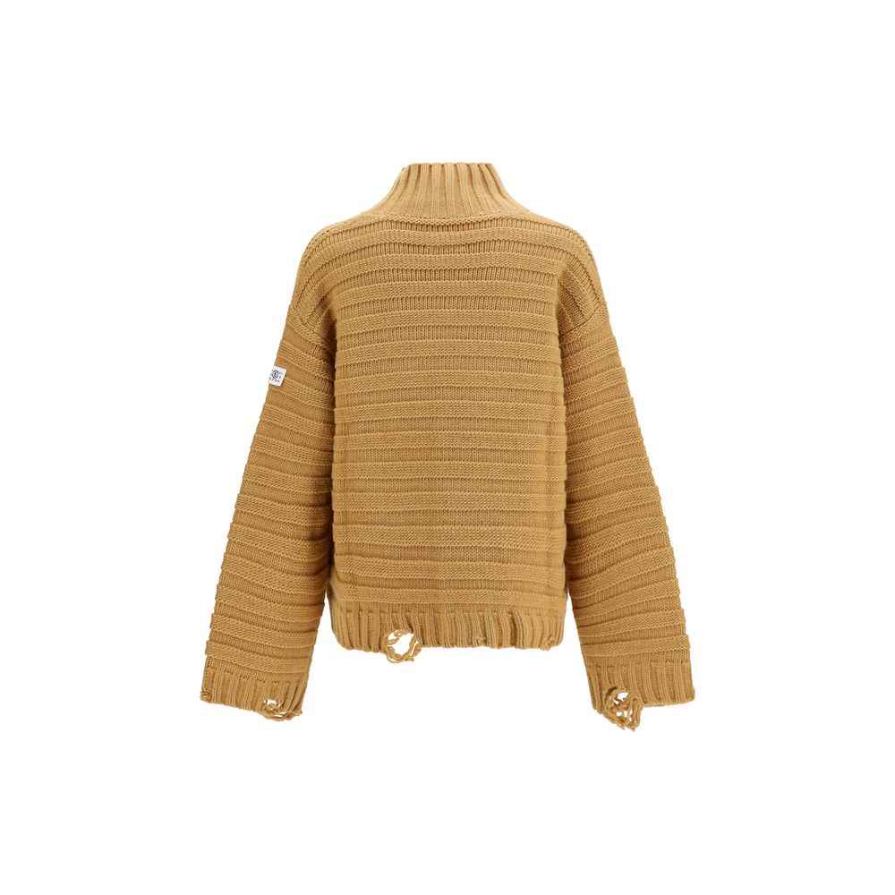 Beige Wool Oves Aries Turtleneck