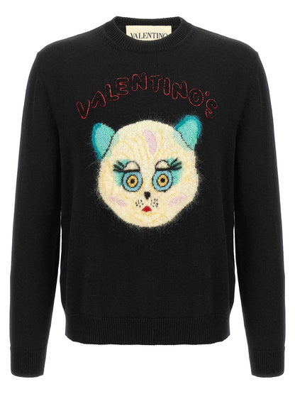Black Cotton Cardigan