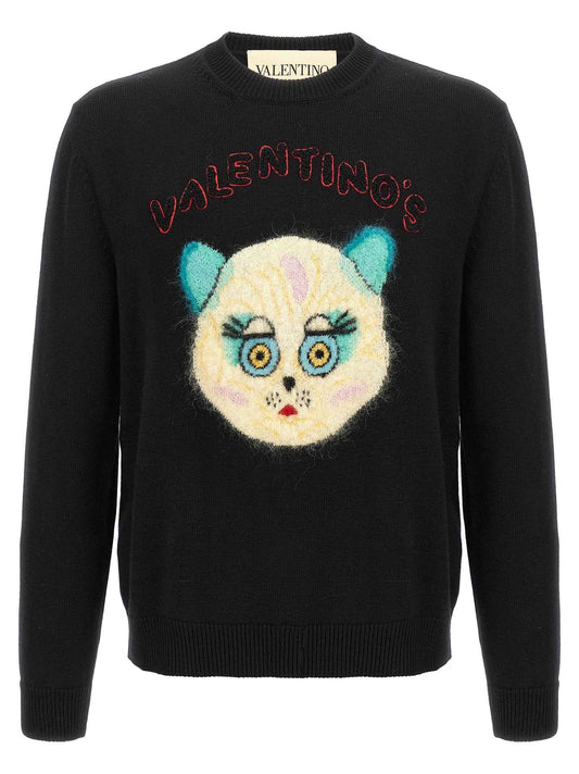 Black Cotton Cardigan
