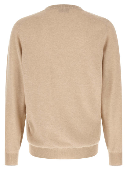 Beige Cashmere Cardigan