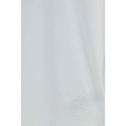 White Cotton Long Sleeve T-Shirt