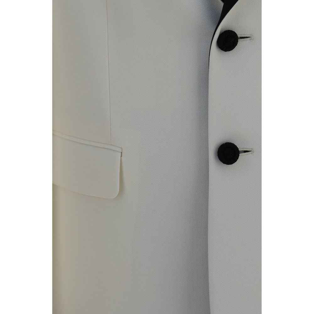 White Wool Oves Aries Blazer
